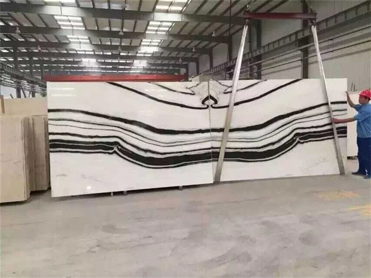 Unique Veins Panda White Marble Slab best